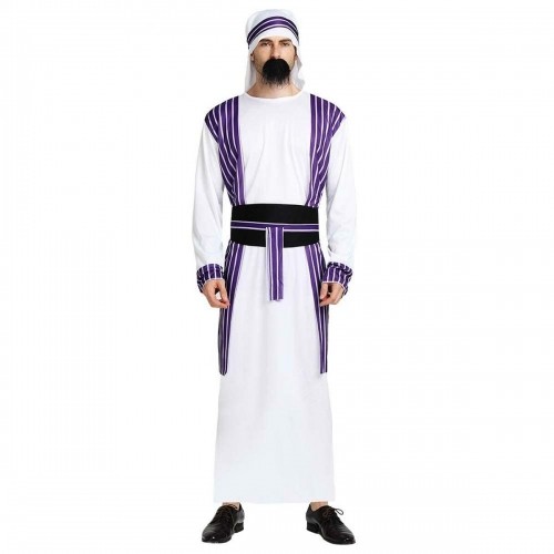 Bigbuy Fun Маскарадные костюмы для взрослых Араб Белый (Пересмотрено A) image 1