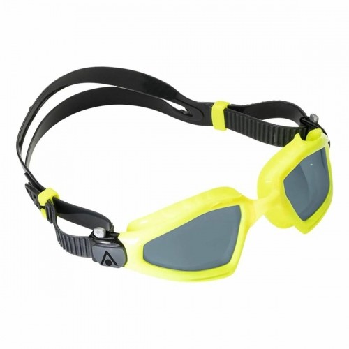 Adult Swimming Goggles Aqua Sphere Kayenne Pro Dark Yellow Black One size image 1