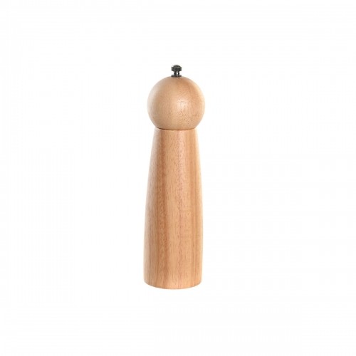 Pepper mill DKD Home Decor 6 x 6 x 21 cm Natural Stainless steel Bamboo image 1