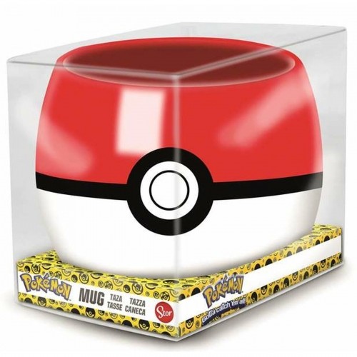 Pokemon Чашка в коробке Pokémon Pokeball Керамика 360 ml Чёрный image 1