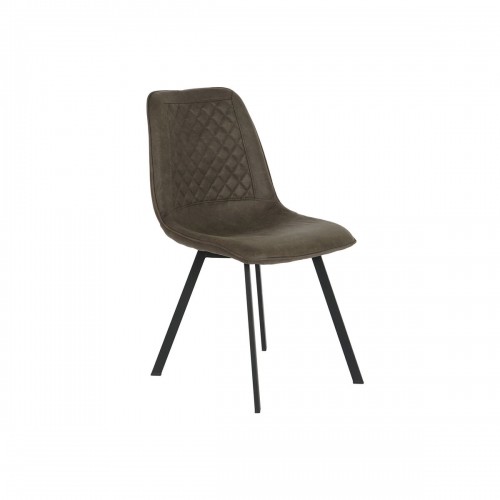 Chair DKD Home Decor 63 x 49 x 85 cm Grey Metal image 1