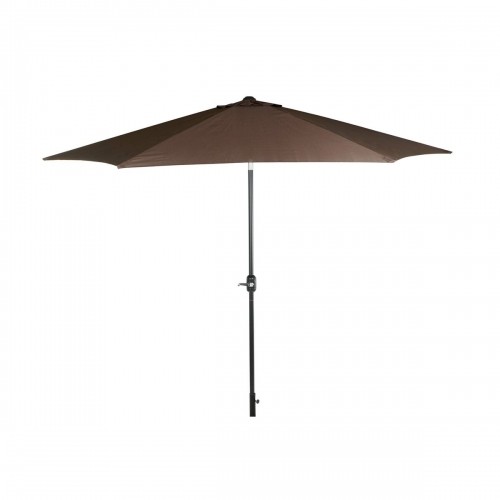 Пляжный зонт DKD Home Decor Чёрный Коричневый Сталь 300 x 300 x 250 cm image 1
