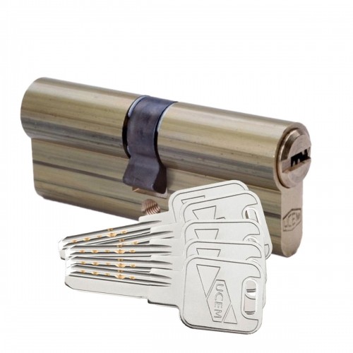 Security cylinder UCEM 2000s2lp3333ll Европейская Длинная камера 33 x 33 mm Латунь image 1