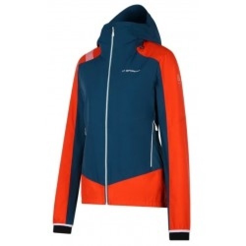 La Sportiva Alpine Tech Jaka AEQUILIBRIUM Softshell JKT W S Storm Blue/Cherry Tomato image 1