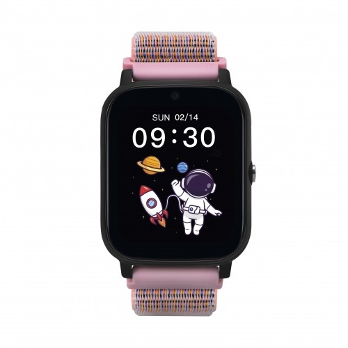 Garett Smartwatch Kids Tech 4G Pink velcro Viedpulkstenis image 1