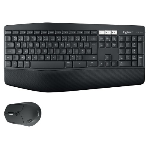 Keyboard and Mouse Logitech PERFORMANCE MK850 Black AZERTY image 1