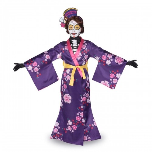 Costume for Children My Other Me Mariko Japanese Catrina (9 Pieces) image 1