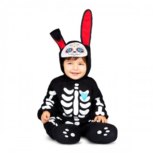 Costume for Babies My Other Me Rabbit Day of the dead (3 Pieces) image 1