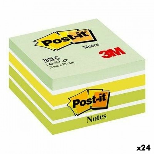 Стикеры для записей Post-it 2028G 76 x 76 mm Зеленый (24 штук) image 1