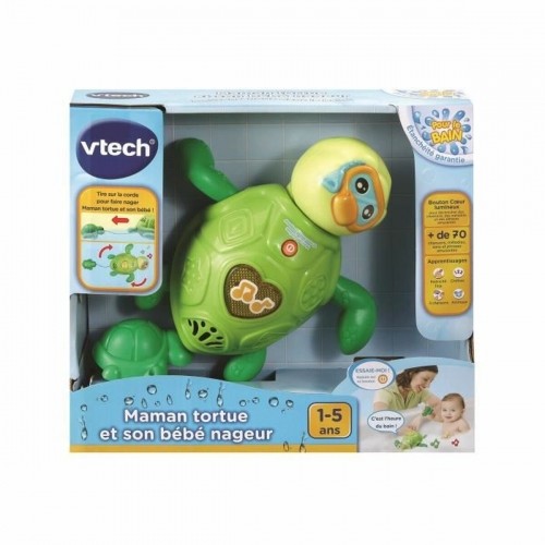 Vannas Istabas Rotaļlietas Vtech Baby Mother Turtle and Baby Swimmer zem ūdens image 1