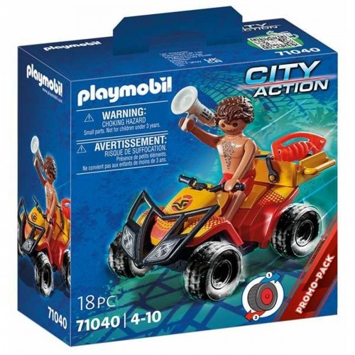 Playset Playmobil City Action Rescue Quad  18 Daudzums 71040 image 1