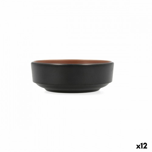 Snack Bowl Bidasoa Gio Brown Plastic 12,5 x 12,5 cm 12 Units image 1