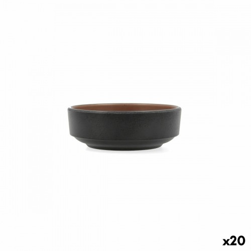Snack Bowl Bidasoa Gio Brown Plastic 10 x 10 cm (20 Units) image 1