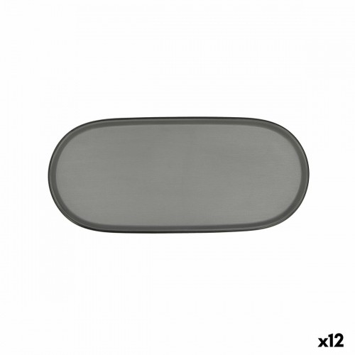 Uzkodu paplāte Bidasoa Gio Pelēks Plastmasa 28 x 12 cm 12 gb. image 1