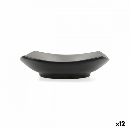 Snack Bowl Bidasoa Gio Grey Plastic 15 x 15 cm (12 Units) image 1