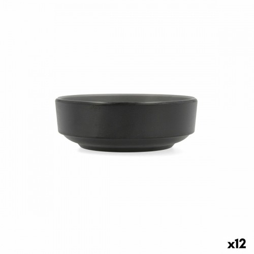 Snack Bowl Bidasoa Gio Grey Plastic 12,5 x 12,5 cm (12 Units) image 1