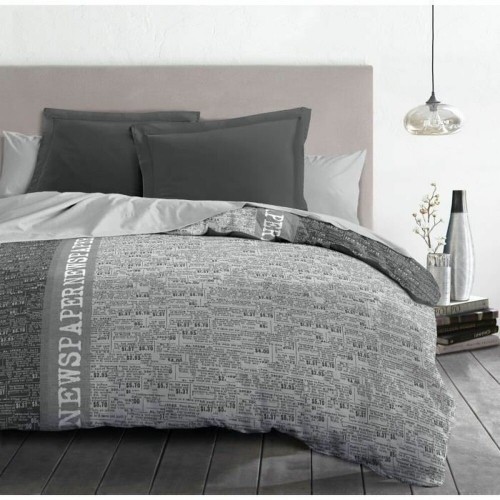 Nordic cover HOME LINGE PASSION NEWSPAPER Grey 220 x 240 cm image 1