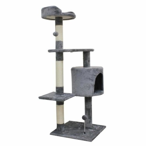 Scratching Post for Cats Jasper 40 x 40 x 114 cm Grey image 1