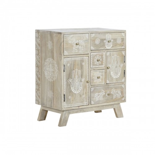 Chest of drawers DKD Home Decor Natural Mango wood 61 x 33,5 x 68,5 cm image 1