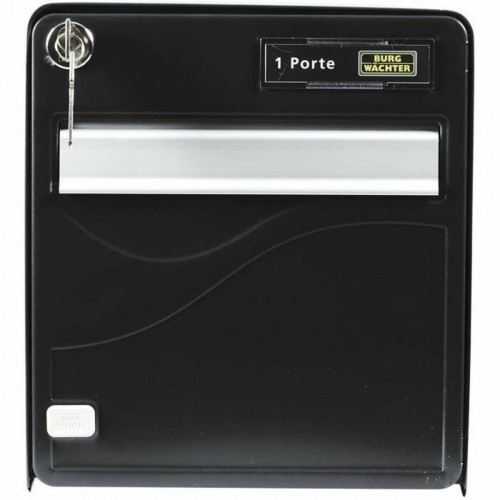 Letterbox Burg-Wachter   36,5 x 28 x 31 cm Black Plastic image 1