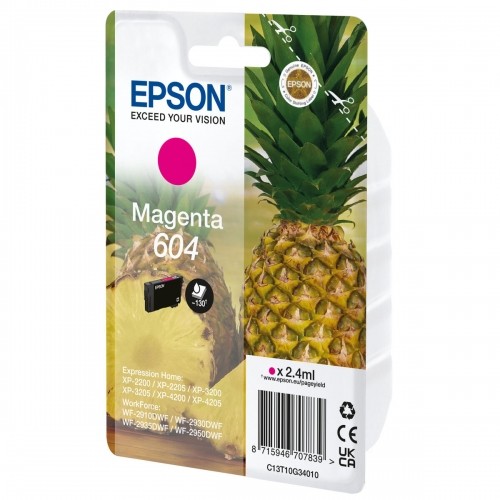 Original Ink Cartridge Epson 604 Magenta image 1