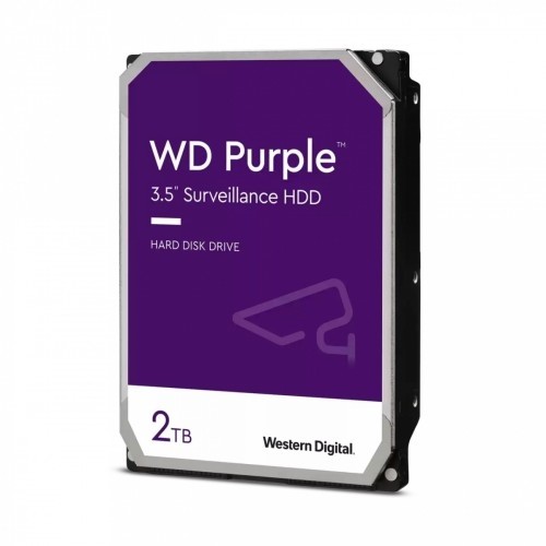 Western Digital HDD WD Purple 2TB 3,5 256 MB 5400RPM WD23PURZ image 1