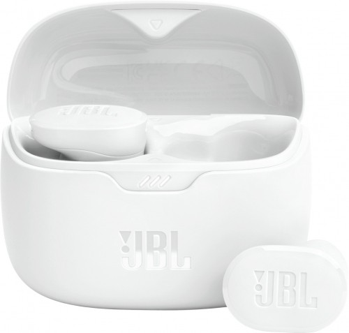 JBL wireless earbuds Tune Buds, white image 1