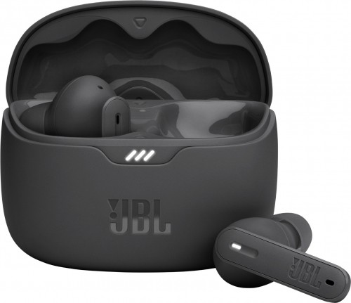 JBL wireless earbuds Tune Beam, black image 1