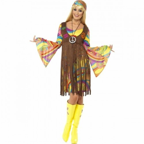 Costume for Adults Hippie Brown (Refurbished A) image 1