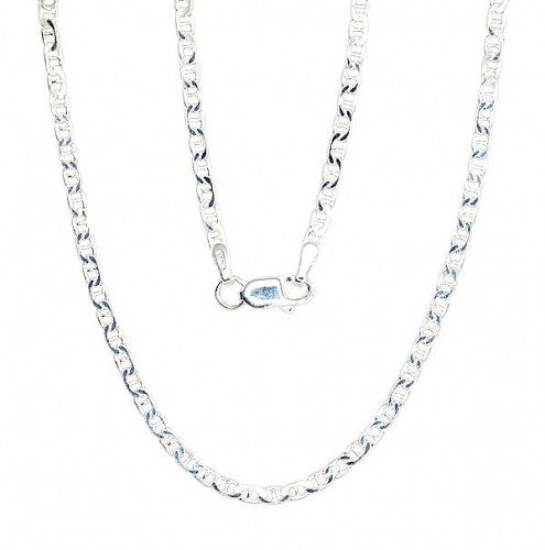 Серебряная цепочка Марина 2 мм, алмазная обработка граней #2400088, Серебро 925°, длина: 40 см, 3.8 гр. image 1