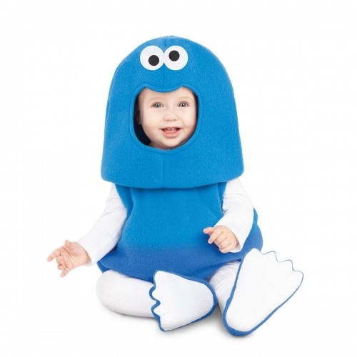 Costume for Babies My Other Me Cookie Monster Sesame Street Blue (3 Pieces) image 1