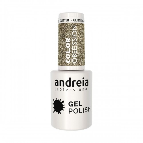 Gel nail polish Andreia Gel Polish 10,5 ml Golden image 1