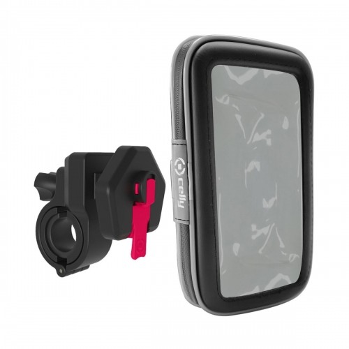 Bike Phone Holder Celly SNAPFLEXBK Black Plastic image 1