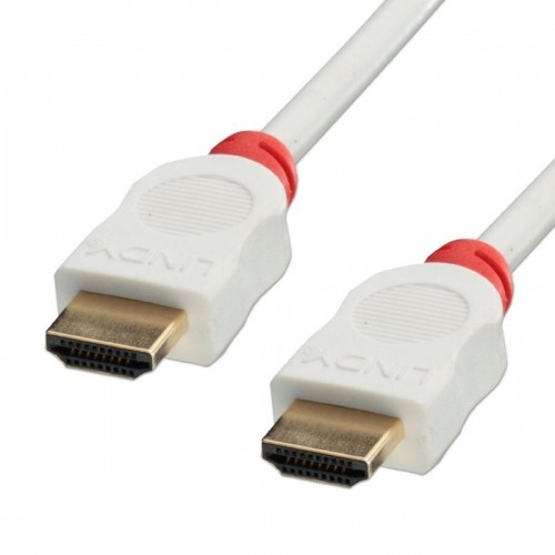 HDMI Cable LINDY 41411 Rojo/Blanco 1 m image 1