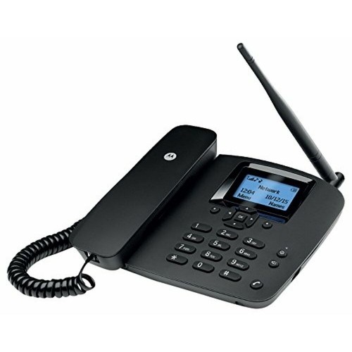 Landline Telephone Motorola Dual Band GSM 2,2" LCD Black image 1