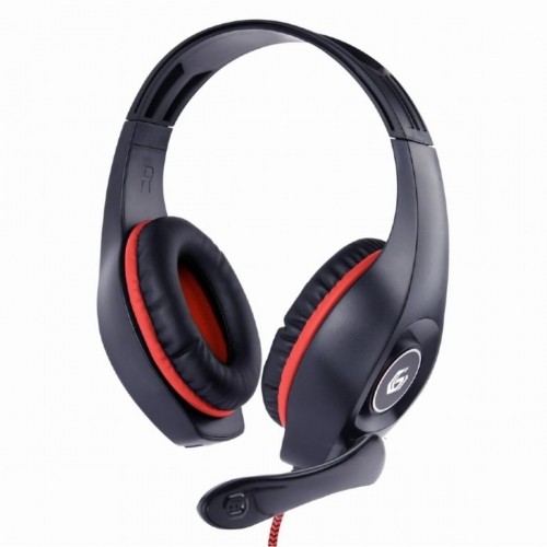 Headphones with Microphone GEMBIRD GHS-05-R Red image 1