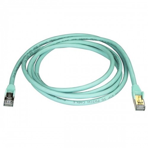 Жесткий сетевой кабель UTP кат. 6 Startech 6ASPAT2MAQ 2 m Синий бирюзовый image 1