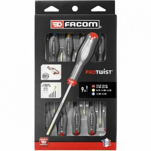 Screwdriver Set Facom 9 Pieces Screwdriver Set image 1