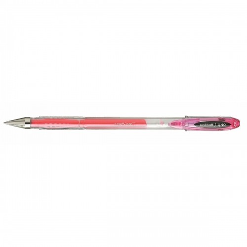 Liquid ink pen Uni-Ball Signo UM-120 0,7 mm Pink (12 Pieces) image 1