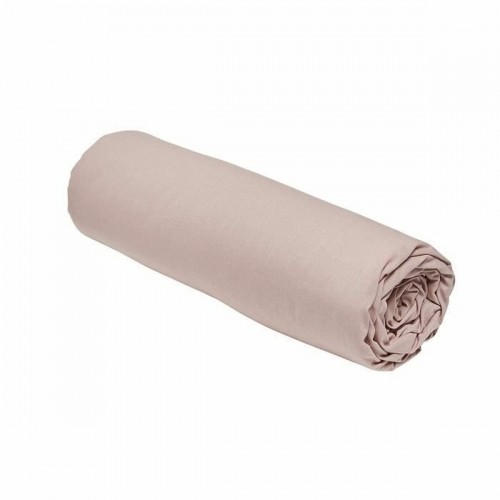 Fitted bottom sheet TODAY Essential 140 x 200 cm Light Pink image 1