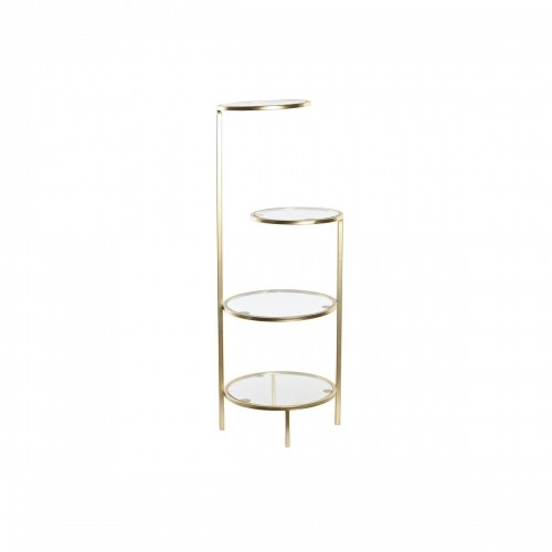 Shelve DKD Home Decor 32,5 x 30 x 86 cm Crystal Golden Metal image 1