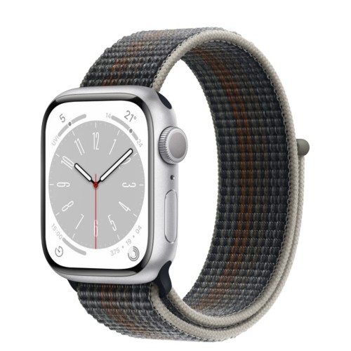 Apple Watch Series 8 41mm GPS Aluminum - Silver (Atjaunināts, stāvoklis jauns) image 1