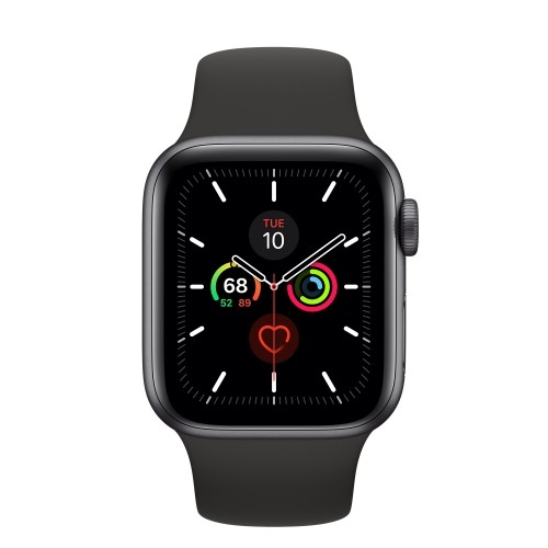 Apple Watch Series 5 44mm Aluminium GPS+Cellular - Space Gray (Atjaunināts, stāvoklis labi) image 1