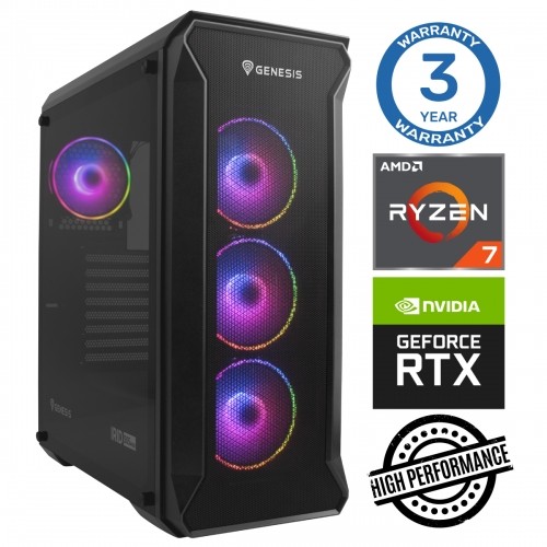 INTOP Ryzen 7 5700X 32GB 1TB SSD M.2 NVME+2TB RTX4070 12GB no-OS image 1