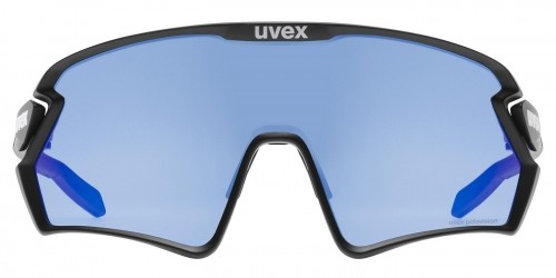 Velosipedu brilles Uvex sportstyle 231 2.0 P black matt / mirror blue image 1