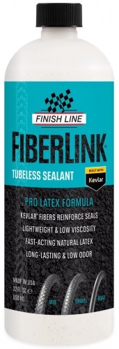 Bezkameru riepu šķidrums Finish Line FiberLink 950ml image 1