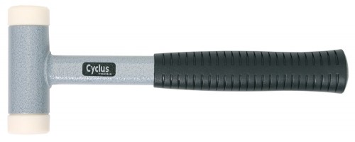 Instruments Cyclus Tools soft-head hammer 650g 250mm anti-rebound with replaceable plastic heads (720925) image 1