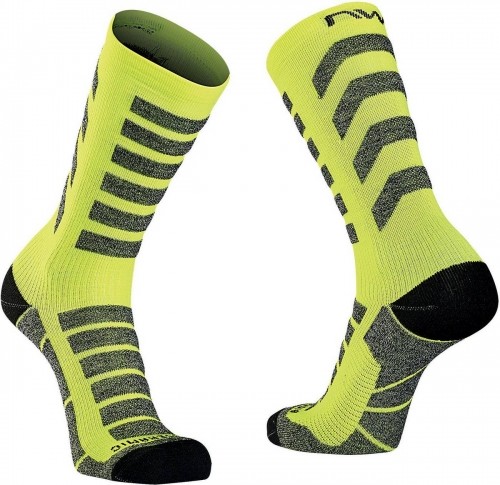 Velo zeķes Northwave Husky Ceramic High yellow fluo-M (40/43) image 1