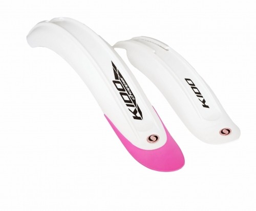 Dubļusargi komplekts Simpla Kido Chopper SDS 16" white/pink image 1