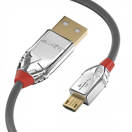 Cable Micro USB LINDY 36651 Grey image 1